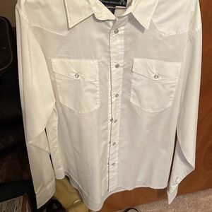 White Wrangler Western Shirt